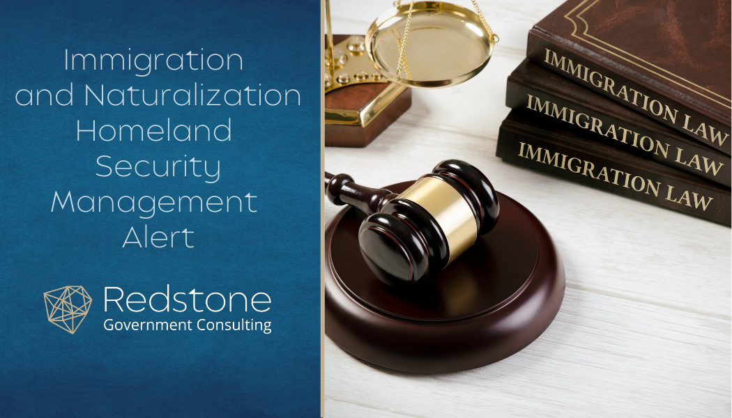 Immigration and Naturalization Homeland Security Management Alert